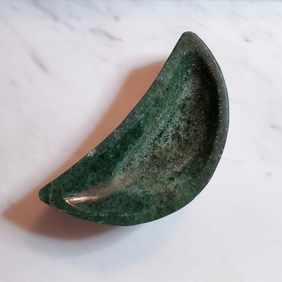 Vintage Other - Crystal crescent moon dish